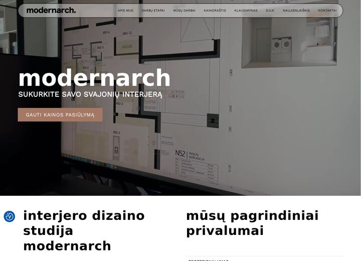 modernarch.eu — capture d'écran